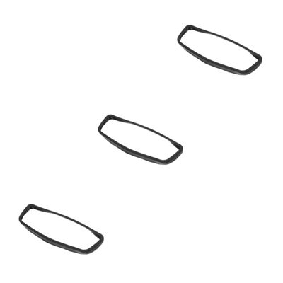 SOLUSTRE 3pcs Model y Car Rearview Mirror Cover Protector Frame for Automotive Accessories