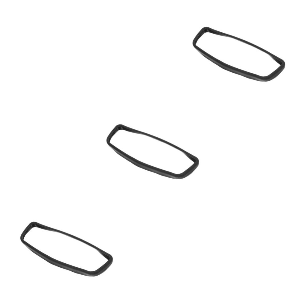 SOLUSTRE 3pcs Model y Car Rearview Mirror Cover Protector Frame for Automotive Accessories