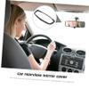 SOLUSTRE 3pcs Model y Car Rearview Mirror Cover Protector Frame for Automotive Accessories view 2