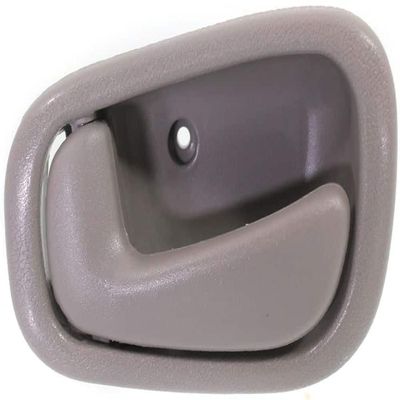 Front or Rear Driver Side Interior Door Handle Gray without Door Lock Hole with Manual Door Locks fits 1998-2002 Chevrolet Prizm (with Manual Door Locks)