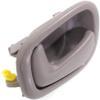 Front or Rear Driver Side Interior Door Handle Gray without Door Lock Hole with Manual Door Locks fits 1998-2002 Chevrolet Prizm (with Manual Door Locks) view 4