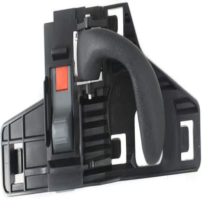 Front Passenger Side Interior Door Handle Black with Door Lock Button fits 1999-2004 Chevrolet S10 (Crew Cab Pickup)
