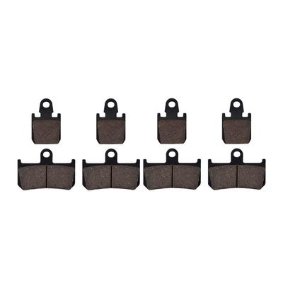 DEHIWI For Yama&ha YZFR1 YZF-R1 2007 2008 2009 2010 2011 2012 2013 2014 YZF R1 Motorcycle Front And Rear Brake Pads Brake Semi-Metallic brake pad kit (Color : Front)