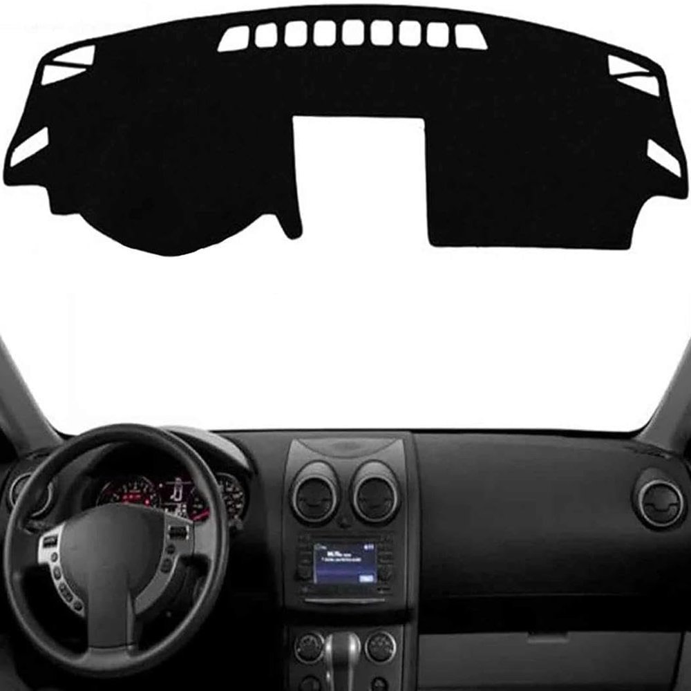 BOLNEY Car Centre Console Dashboard Cover Mat,for Nissan Rogue 2008 2009 2010 2011 2012 2013,Dashboard Cover,Dash Cover Mat,Black Dash Mat Dashboard Cover