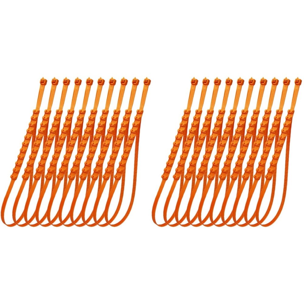 20 Pcs Car Snow Chains Zip Tie for Tire Cable Snow Tire Chains s for Cars Snow s Cable s for s Snow es Snow s for s Ties