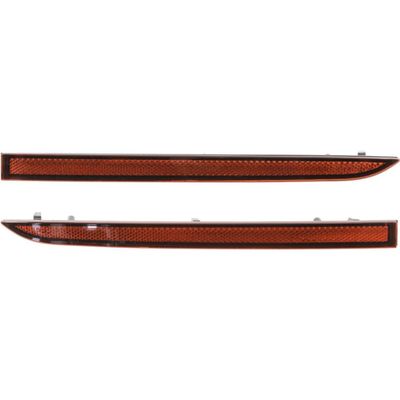 KHFAXTYK Bumper Reflector Set for Ford for Edge SE/SEL/Sport/Titanium 15-18 Rear Left & Right 2pc FO1185111 FO1184111