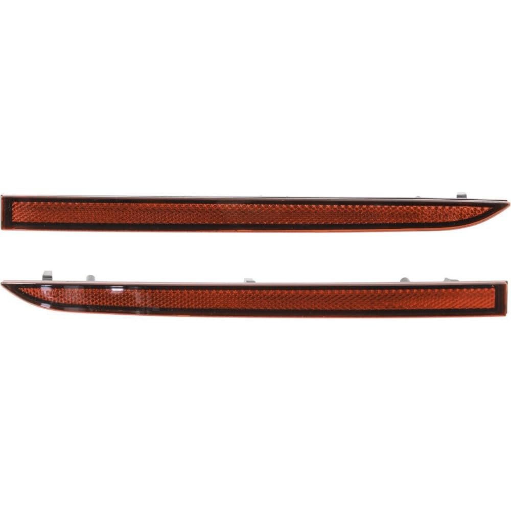 KHFAXTYK Bumper Reflector Set for Ford for Edge SE/SEL/Sport/Titanium 15-18 Rear Left & Right 2pc FO1185111 FO1184111