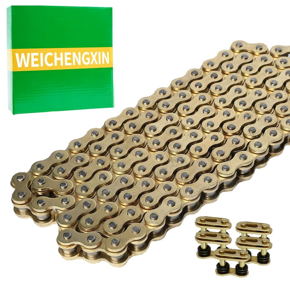 WEICHENGXIN 415H-110L O-Ring Chain for 49cc 60cc 66cc 80cc 2-Stroke Engine Motor Motorized Bicycle Bike Heavy Duty Chain High Power Racing Parts