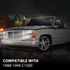 G-PLUS Single Din Radio Stereo Dash Kit Beige w/Storage Pocket Compatible with 1992-1994 Chevy Crew Cab Dually/Fits 1992-1994 Chevy Blazer Full Size/Fits 1988-1994 Chevy Pickup Full Size view 2