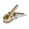 Pissente High Strength Clip On Ball Foot Air Chuck Tire Inflator Gauge Fitting Tool, Made of Zinc Alloy Plating Copper Material, Universal Quick Connector for Tire Valve view 2