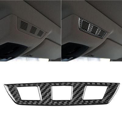 JKYUKU Real Carbon Fiber for BMW Accessories Front Roof Center Air Vents
