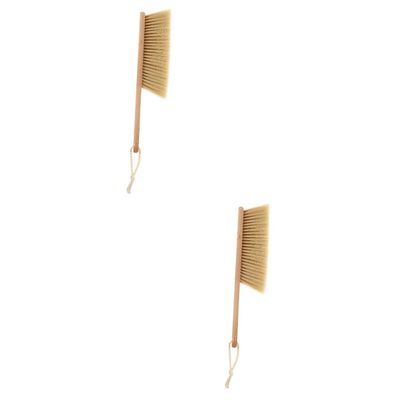 FRCOLOR 2pcs Practical Bed Brush Cleaning Brush Soft Bristle Home Dusting Tool Quilt Sofa Cleaner