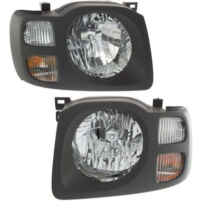 HDOZTOJI HDOZTOJI Headlight Set for Nissan for Xterra 2002-2004 Driver/Passenger Side W/Bulb