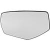 Driver Side Mirror Glass Heated Non-Towing Flat without Turn Signal Light with Blind Spot Glass Backing Plate fits 2019 Chevrolet Silverado 1500 Ld (with Non-Towing Mirror) view 1