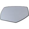 Driver Side Mirror Glass Heated Non-Towing Flat without Turn Signal Light with Blind Spot Glass Backing Plate fits 2019 Chevrolet Silverado 1500 Ld (with Non-Towing Mirror) view 2