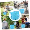 WOONEKY 1pc Foldable Water Bucket Foot Bath Basin for Easy Soaking Portable Travel Wash Basin Double Handles for Car Washing and Fishing view 2
