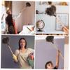 FRCOLOR 6pcs Ergonomic Handle Home Duster Dust Remover for Ceiling Wall Furniture Car Computer Air Conditioning Tv view 2