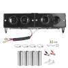 Car Heater Defogger Auto 4 Hole Heating Fan 12V 800W Iron, 31x13x7cm, Black view 1