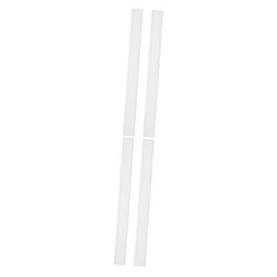 NOLITOY 4pcs Window Squeegee Refill Rubber Squeegee Replacement Shower Refill Strip Fit Scrubbers
