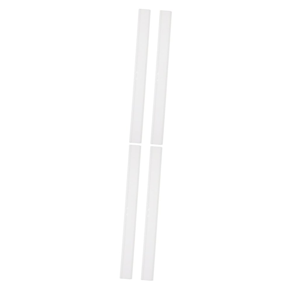 NOLITOY 4pcs Window Squeegee Refill Rubber Squeegee Replacement Shower Refill Strip Fit Scrubbers