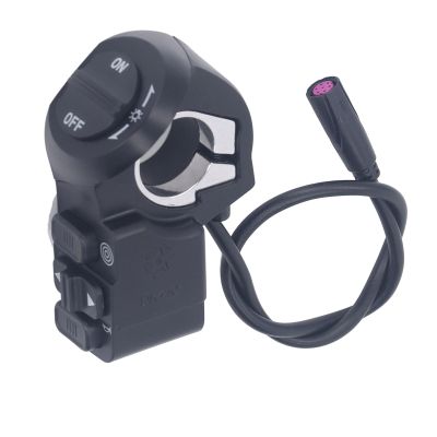 Electric Scooter Headlight Turn Horn Switch 3 Functions with Self Lock for Electric