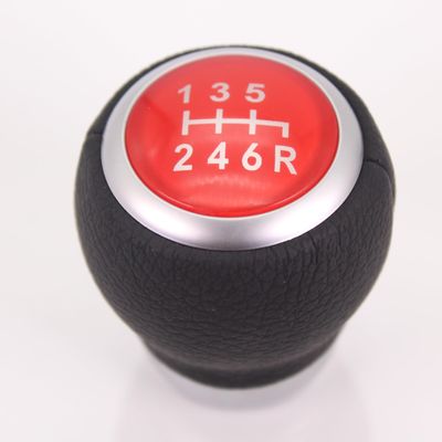 CHELANGHU 6 Speed Leather Gear Stick Shift Knob for 2015 2016 2017 2018 2019 2020 2021 2022 Subaru WRX/STI Shift Knob,35022VA020(Red)