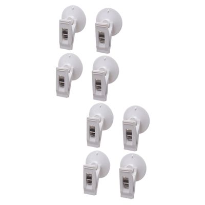 Gatuida 4pairs Car Mounted Clip Car Paste Clamp Curtain Clamp Lightweight Bag Holder