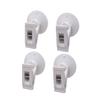 Gatuida 4pairs Car Mounted Clip Car Paste Clamp Curtain Clamp Lightweight Bag Holder view 2
