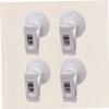Gatuida 4pairs Car Mounted Clip Car Paste Clamp Curtain Clamp Lightweight Bag Holder view 3