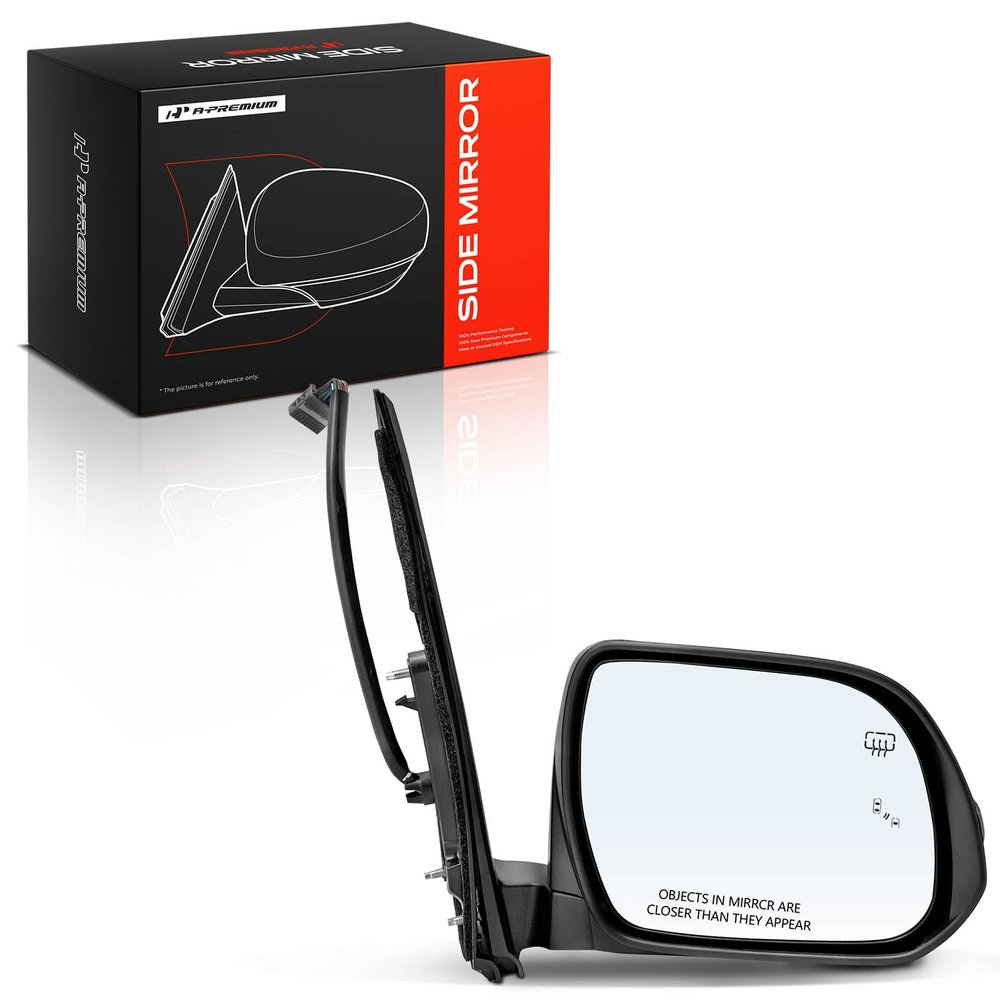 A-Premium Passenger Side Power Door Mirror Compatible with Toyota