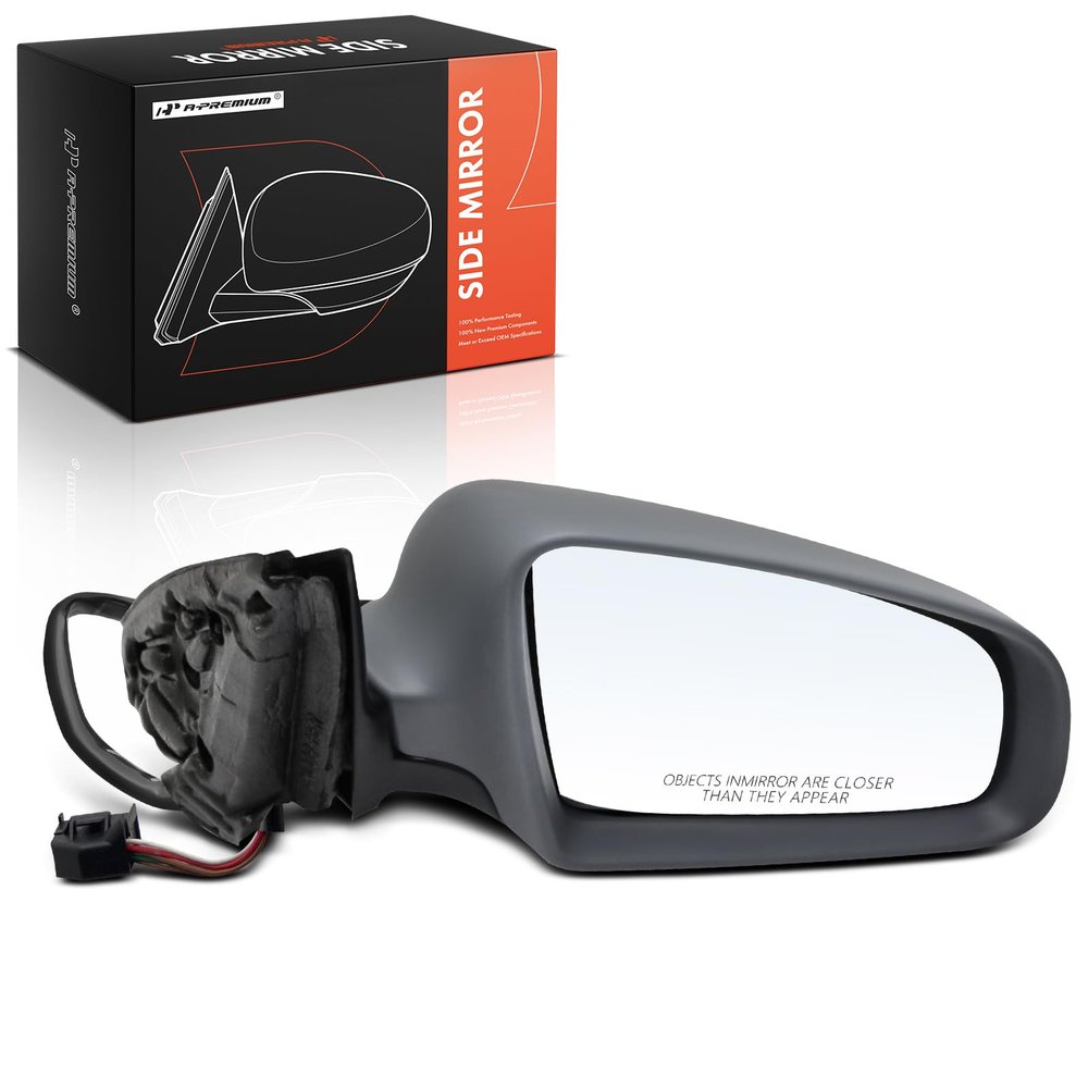A-Premium Passenger Side Power Door Mirror Compatible with Audi