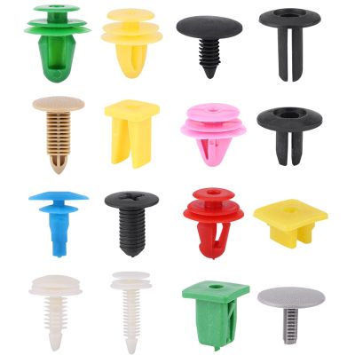 1000pcs Car Plastic Retainer Clips Push Pin Rivets Fastener Retainer Kit Bumper Retainer Clips Auto Car Door Trim Clip