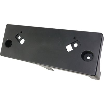 License Plate Bracket for Nissan Altima 2010 to 2013 Front Side, Coupe, Black, Plastic NI1068139 96210ZX10A