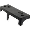 License Plate Bracket for Nissan Altima 2010 to 2013 Front Side, Coupe, Black, Plastic NI1068139 96210ZX10A view 3
