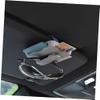 SOLUSTRE 2pcs Multipurpose Sun Visor Organizer Clip Durable Grey Storage Holder for Sunglasses Cards Fit for Cars Trucks Suvs Keep Your Vehicle Tidy and Organized view 2