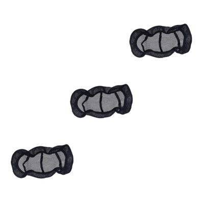 SOLUSTRE 3pcs Mesh Seat Cover Protector for Electric Motorcycles Black Breathable Dirt-Resistant Design Easy to Clean Install Comfort