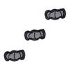 SOLUSTRE 3pcs Mesh Seat Cover Protector for Electric Motorcycles Black Breathable Dirt-Resistant Design Easy to Clean Install Comfort view 1