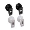 Mikinona 2pair Car Curtain Clamp Clips Multifunctional Suction Cup Holders for Cards and Photos Lightweight and Portable for Car Interior Use Black and White view 1