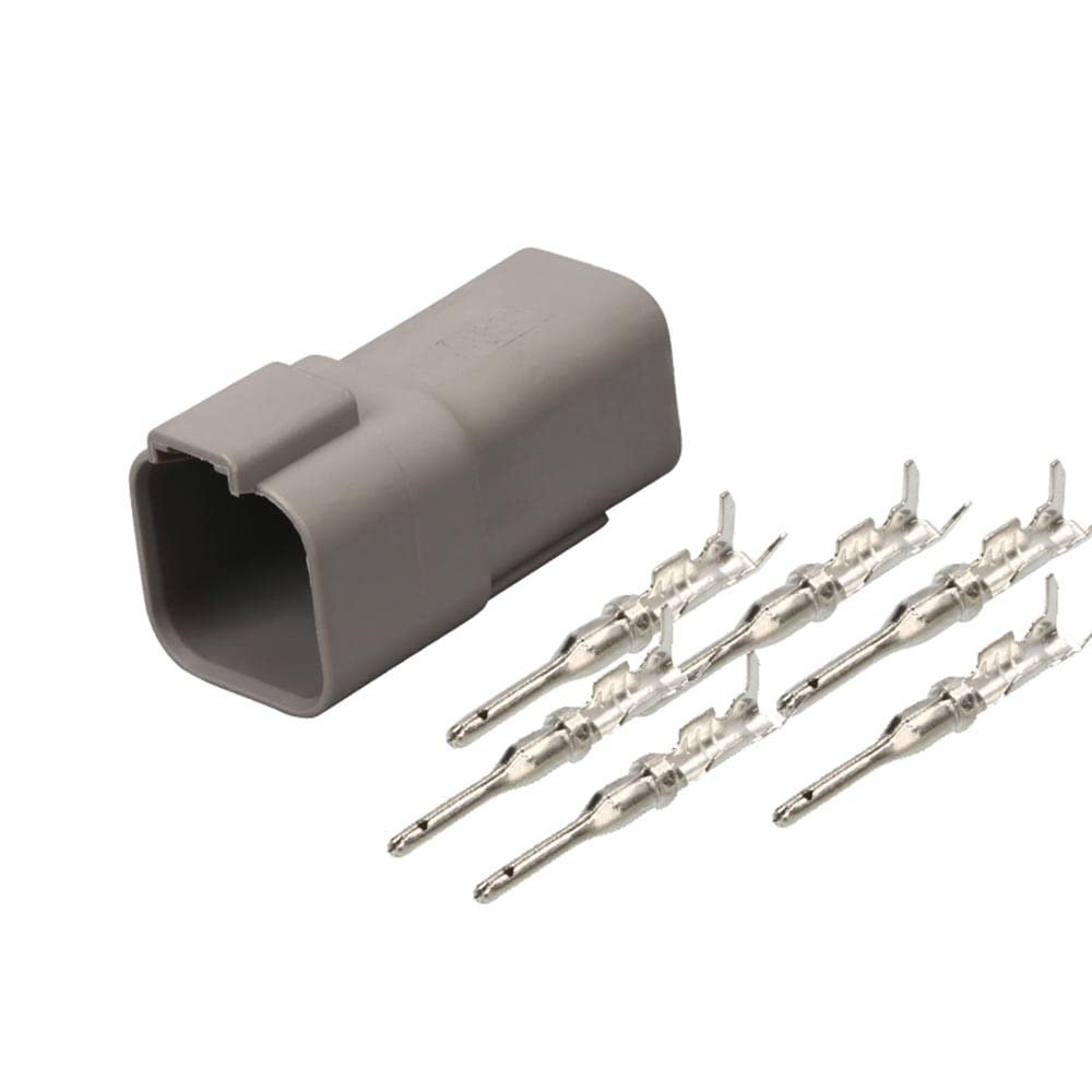 Automotive Plug Connectors DT 6 Pin Male Shell with Contacts waterproof electrical connectors DT04-6P