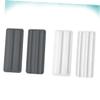 Angoily 2sets Wall Mount Socket Outlet Plug Adhesive Remote Holder Extension Socket Buckle Holder for Surfaces 2pair*2 Random view 2