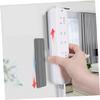 Angoily 2sets Wall Mount Socket Outlet Plug Adhesive Remote Holder Extension Socket Buckle Holder for Surfaces 2pair*2 Random view 3
