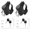 2 Pcs Motorcycle Helmet Lock.Bicycle Helmet Lock,Scooter Lock.Anti Pry Safety Lock.Waterproof and Rustproof Fixed Helmet Accessories for 22-28mm view 1