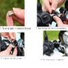 2 Pcs Motorcycle Helmet Lock.Bicycle Helmet Lock,Scooter Lock.Anti Pry Safety Lock.Waterproof and Rustproof Fixed Helmet Accessories for 22-28mm view 2