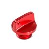 M20 x 2.5 Universal Motorcycle Engine Oil Filler Cap Screw Cover Plug Gray with O-ring Valve Oil Cap Transmission Tank Cover (Red) view 2