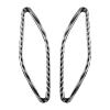 JKYUKU Real Carbon Fiber for BMW Accessories Inner Door Side Speaker Frame view 2