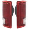Rareelectrical Pair Of Halogen Tail Light Lens Fits Chevrolet K20 Silverado view 3