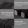 Ketson Car Headrest Hooks, Rear Seat Organizer, Leather Hooks for Wallets, Bags and Cell Phones (Black-2Pc) view 3