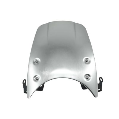 jiningxunjun Motorcycle Windscreen Aluminum Fairing Windshield Deflector Compatible with BMW R Nine T R9T Racer Pure Urban Scrambler 2014-2022 Front Cowl (Color : Silver)