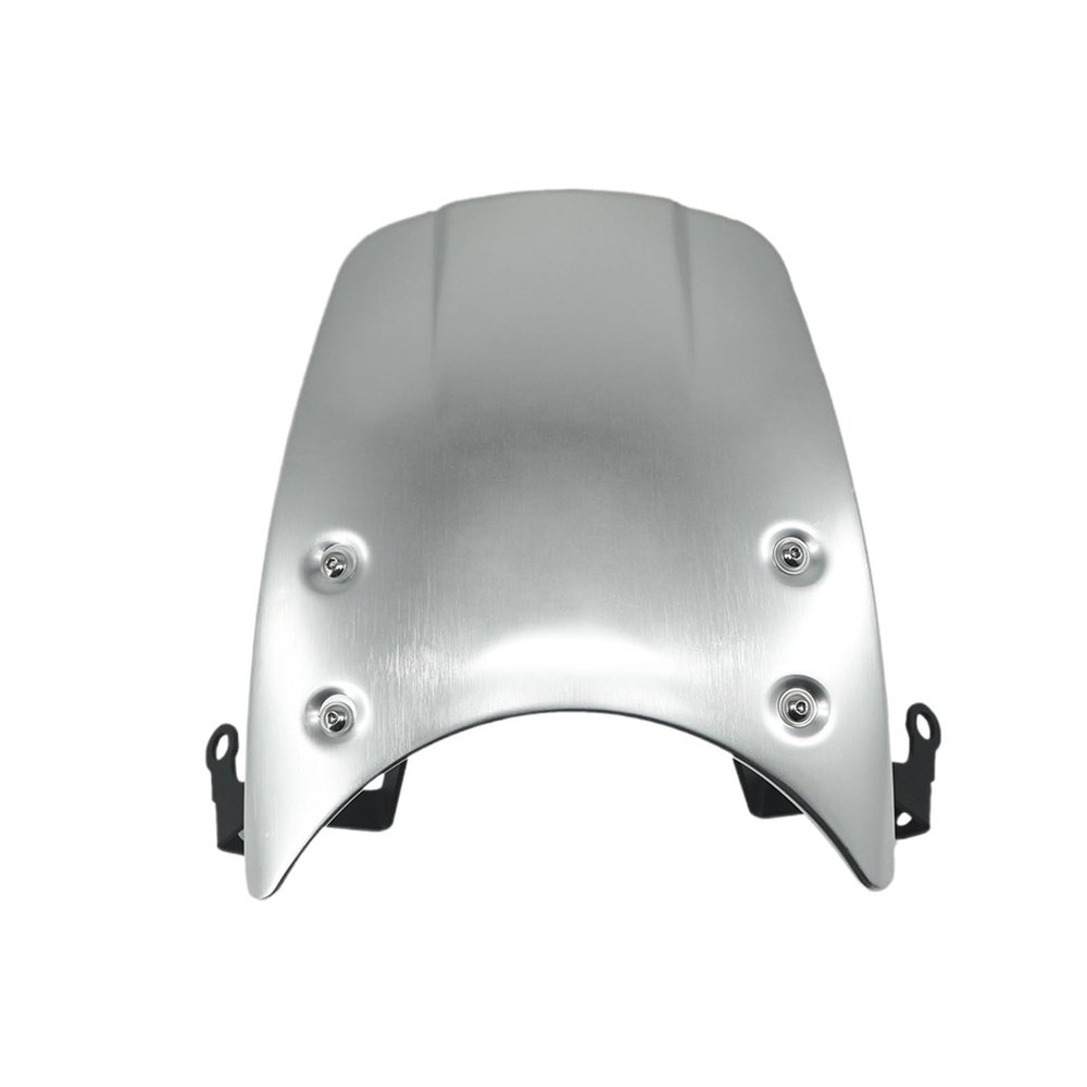 jiningxunjun Motorcycle Windscreen Aluminum Fairing Windshield Deflector Compatible with BMW R Nine T R9T Racer Pure Urban Scrambler 2014-2022 Front Cowl (Color : Silver)