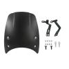 jiningxunjun Motorcycle Windscreen Aluminum Fairing Windshield Deflector Compatible with BMW R Nine T R9T Racer Pure Urban Scrambler 2014-2022 Front Cowl (Color : Silver) view 4